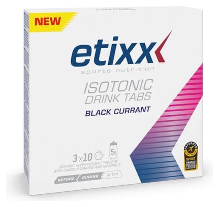 Etixx Pastilles isotoniques Cassis 30 unités