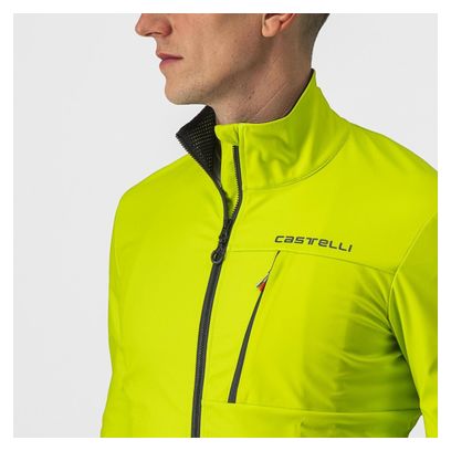 Producto Reacondicionado - Chaqueta Castelli GO Amarillo Negro