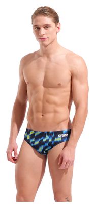 Bañador Arena Aqua Gleam negro/azul para hombre