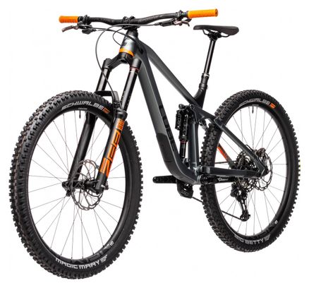 MTB Cube Stereo 170 TM 29 Full Suspension Shimano XT 12S 29'' Grigio Arancio 2021