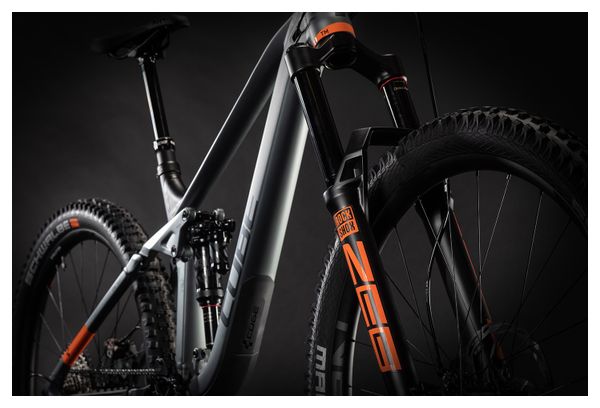 MTB Cube Stereo 170 TM 29 Full Suspension Shimano XT 12S 29'' Grigio Arancio 2021