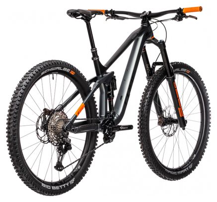 MTB Cube Stereo 170 TM 29 Full Suspension Shimano XT 12S 29'' Grigio Arancio 2021