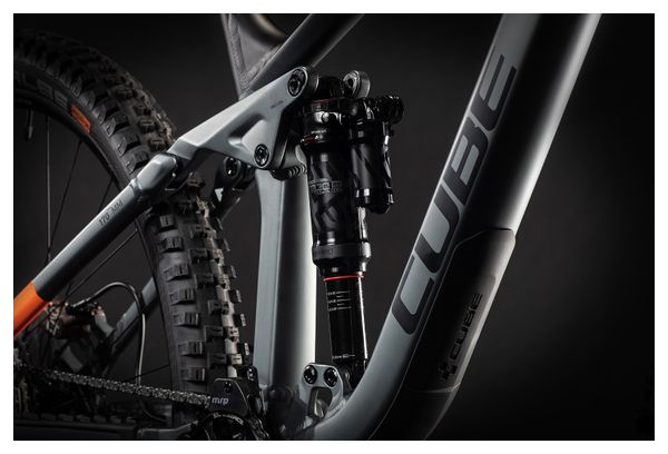 MTB Cube Stereo 170 TM 29 Full Suspension Shimano XT 12S 29'' Grigio Arancio 2021