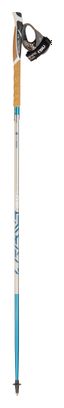 Bastoncini da trail pieghevoli TSL Outdoor Alu 4 Cork Cross Azur Blue a 4 razze