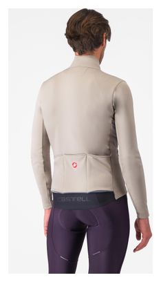 Castelli Heren Espresso Air Beige Lange Mouw Jas