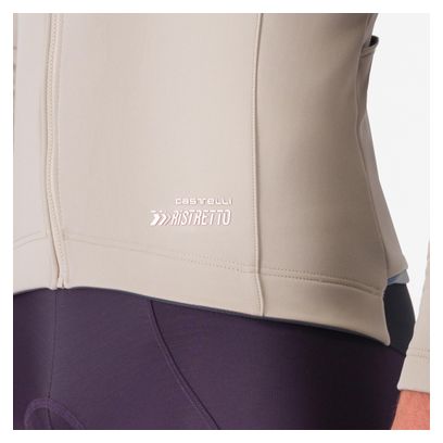 Castelli Heren Espresso Air Beige Lange Mouw Jas