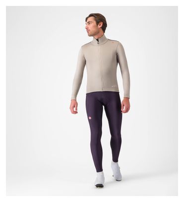 Castelli Heren Espresso Air Beige Lange Mouw Jas