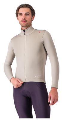 Castelli Heren Espresso Air Beige Lange Mouw Jas