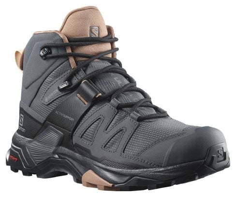 Salomon X Ultra 4 Mid GTX Damen-Wanderschuhe Grau