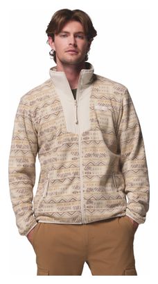 Giacca in pile Columbia Sequoia Grove stampata beige