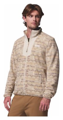 Giacca in pile Columbia Sequoia Grove stampata beige