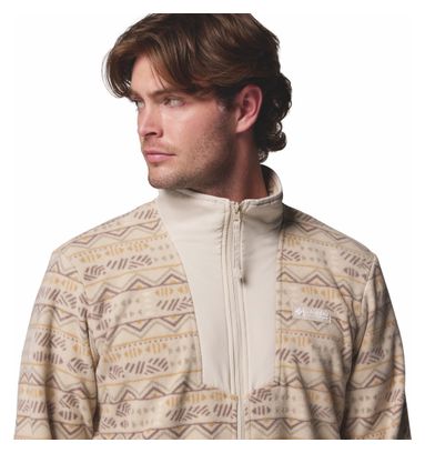 Giacca in pile Columbia Sequoia Grove stampata beige
