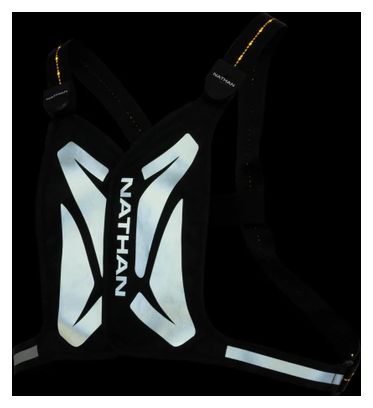 Gilet de Sécurité Nathan Laser Light Web Noir/Réflechissant
