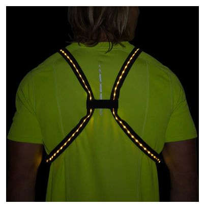 Gilet de Sécurité Nathan Laser Light Web Noir/Réflechissant
