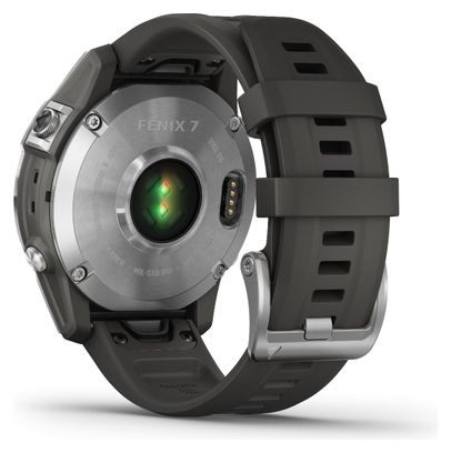 Garmin Fenix 7 Sportuhr Silber / Schwarz