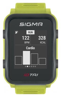 Sigma iD.TRI GPS Uhr Neon Grün