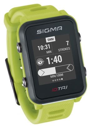 Sigma iD.TRI GPS Uhr Neon Grün