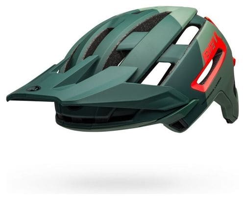 BELL Super Air R Mips Removable Chinstrap Helmet Green Red 2022