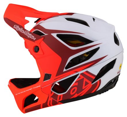 Troy Lee Designs Stage Mips Full Face Helm Red