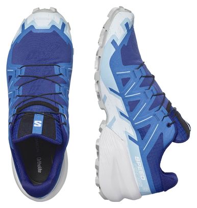 Chaussures de Trail Salomon Speedcross 6 Bleu/Blanc