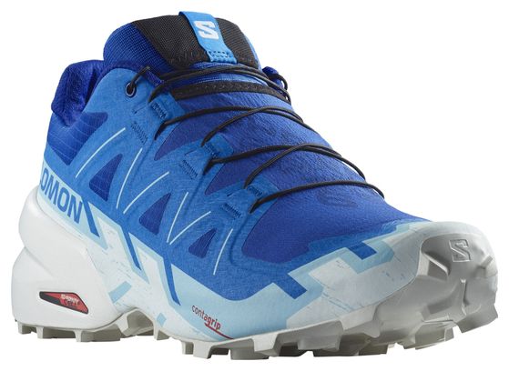 Salomon Speedcross 6 Trailrunning-Schuhe Blau/Weiß