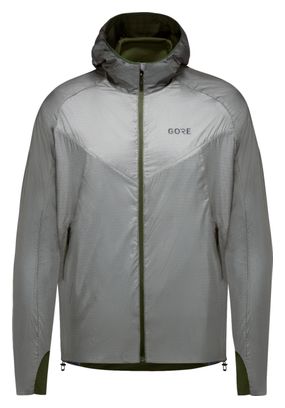 Gore Wear R5 Gore-Tex Thermische Isolatie Jas Grijs/Kaki