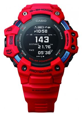 Orologio Casio G-SHOCK G-Squad HR GBD H1000 rosso