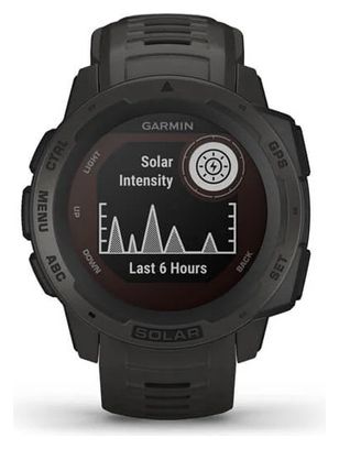Garmin Instinct Solar GPS Uhr Graphitgrau
