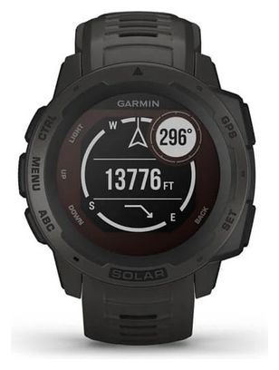 Garmin Instinct Solar GPS Uhr Graphitgrau
