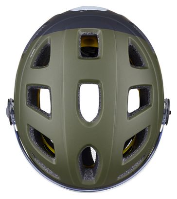 Cairn Quartz Visor Led Usb Mips Khaki Urban Helm