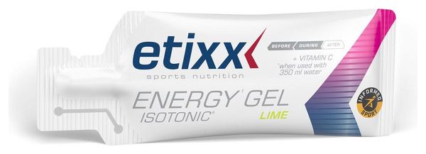 Etixx Gel énergétique Isotonic Citron Vert 12x40g