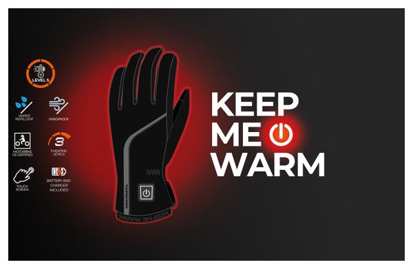 Tucano Urbano Sowarm Verwarmde Handschoenen Zwart