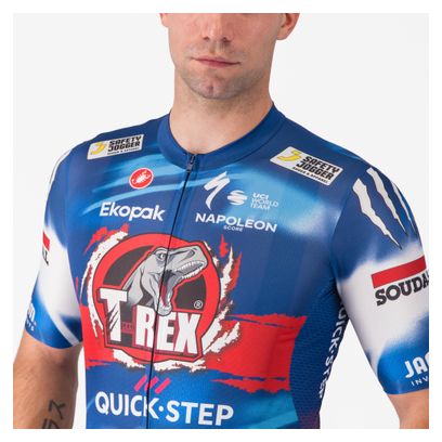 Maillot Manches Courtes Castelli Competizione 3 Soudal Quickstep T-Rex Vuelta 2025