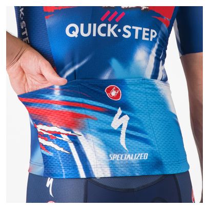 Maillot Manches Courtes Castelli Competizione 3 Soudal Quickstep T-Rex Vuelta 2025