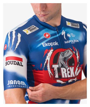 Maillot Manches Courtes Castelli Competizione 3 Soudal Quickstep T-Rex Vuelta 2025