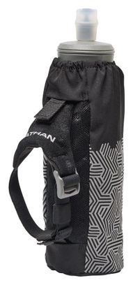 Nathan Hypernight Pinnacle Flask + Soporte 420ml Negro/Reflejo