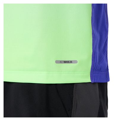 Asics Road Fade Short Sleeve Jersey Purple/Green Men's