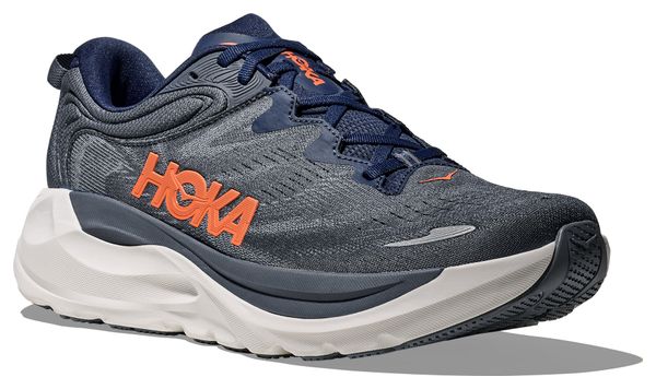 Zapatillas de running Hoka Gaviota 6 azul/naranja para hombre