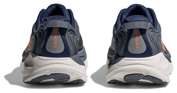 Zapatillas de running Hoka Gaviota 6 azul/naranja para hombre