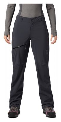 Mountain Hardwear Stretch Ozonic Impermeable Pantalones Mujer Gris