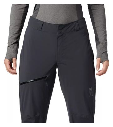 Mountain Hardwear Stretch Ozonic Impermeable Pantalones Mujer Gris