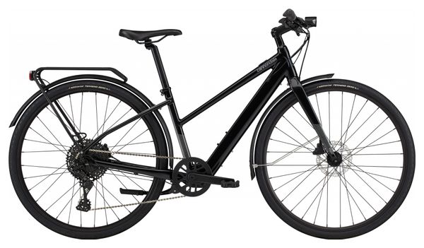 Cannondale Tesoro Neo SL EQ Remixte MicroShift Advent X 10V Bicicleta eléctrica de ciudad Black Pearl