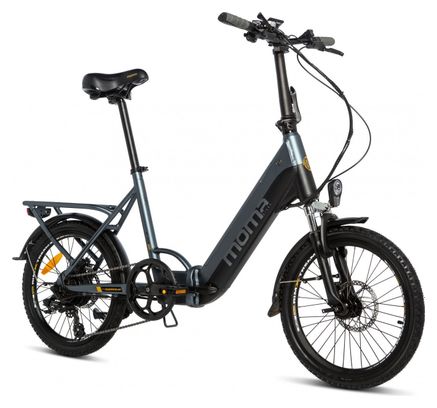 Moma Bikes Vélo Electrique VAE de Ville Pliant  E20Pro  Aluminium  SHIMANO 7V  Bat. Ion Lithium 48V 13Ah