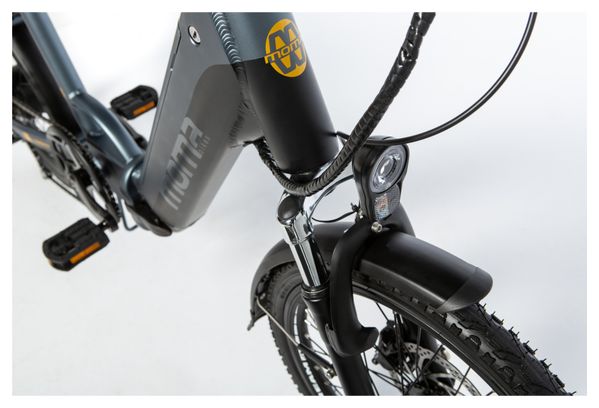 Moma Bikes Vélo Electrique de Ville Pliant  E20Pro  Aluminium  SHIMANO 7V  Bat. Ion Lithium 48V 13Ah