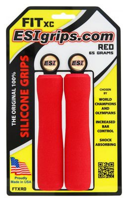 ESI Fit CR Grips - Red