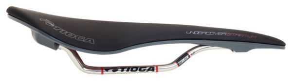 Vintage Selle Velo Bontrager Titane Noir Tissu Titane 215 Gr 90s