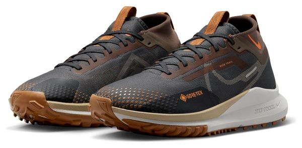 Chaussures de Trail Running Nike React Pegasus Trail 4 GTX SU Marron