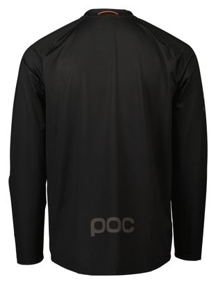 Maillot MTB de manga larga Poc Essential Negro
