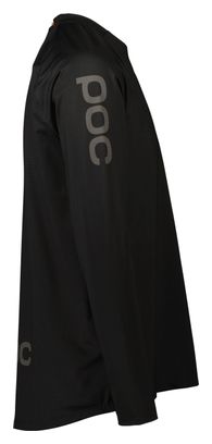 Maillot MTB de manga larga Poc Essential Negro