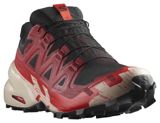 Salomon Speedcross 6 Gore-Tex Trailschoenen Rood/Zwart